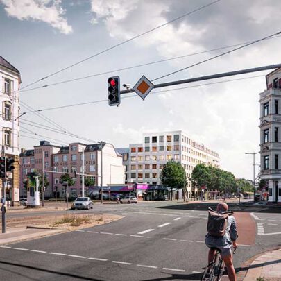 KLM Architekten Wohnungsbau Leipzig Dresdner Strasse 01