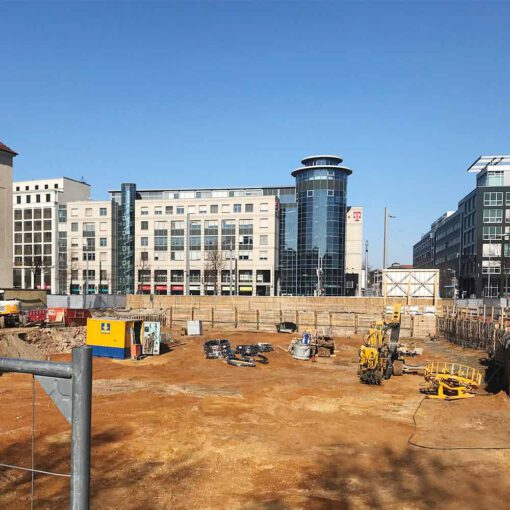 Bürogebäude Mercateo Baustelle