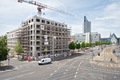 Bürogebäude Leipzig Richtfest